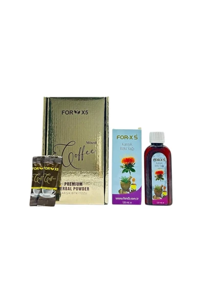 FORX5 Coffee Bitkisel Kahve Karışımı – Bitkisel Yağ Karışımı - Resim 2