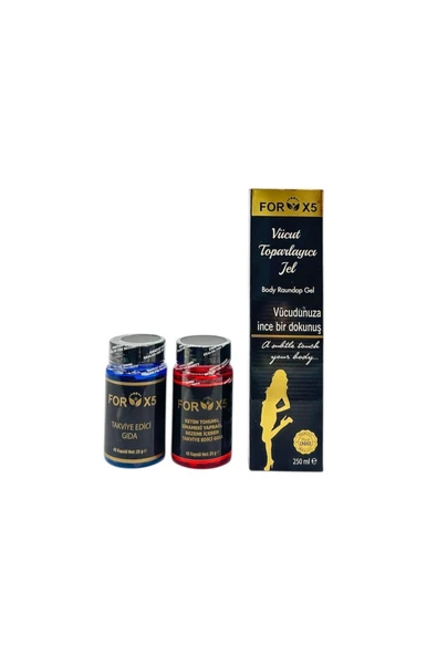 FORX5 Vücut Sıkılaştırıcı Bitkisel Jel – Form Kontrolüne Yardımcı Bitkisel Kapsüller ürün görseli 1
