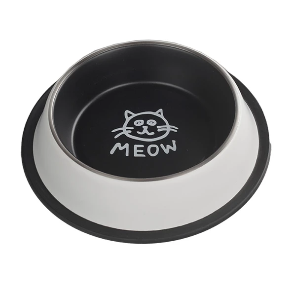 Oripet Kedi Desenli Ç. Mama Kabı-16 Oz-15.5cm ürün görseli 1