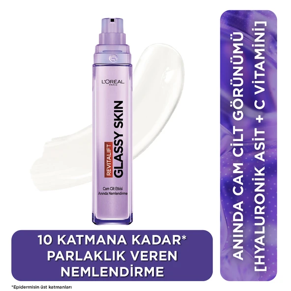 L'Oréal Paris Revitalift Filler Glassy Skin Cam Cilt Görünümü Veren [Hyaluronik Asit] İçeren Nemlendirici Krem 50ml ürün görseli 1