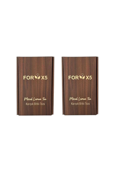 FORX5 Bitkisel Limon Aromalı Karışım-Kilo Kontrolüne Yardımcı-2’Li Set ürün görseli 1