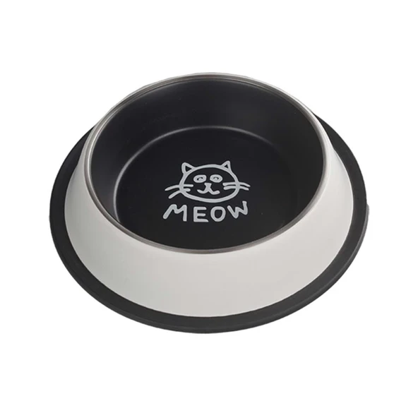 Oripet Kedi Desenli Ç. Mama Kabı-8 Oz-12cm ürün görseli 1