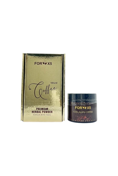 FORX5 Coffee Bitkisel Kahve Karışımı – Kolajen İçerikli Kahve Karışımı ürün görseli 1