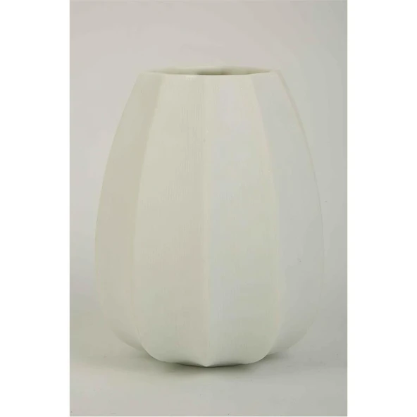 Vitale Wind Beyaz Vazo 20*20*14 cm AK.KV0039 ürün görseli 1