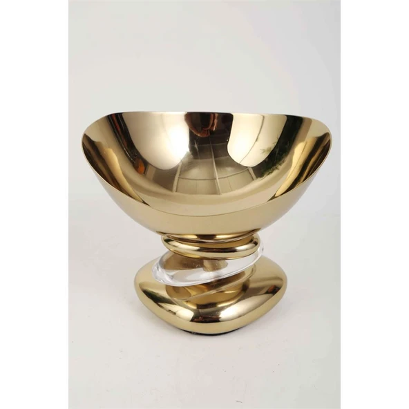 Vitale Volkan Gold Çerez Kasesi 13*12*10 cm MTFK.0189 ürün görseli 1