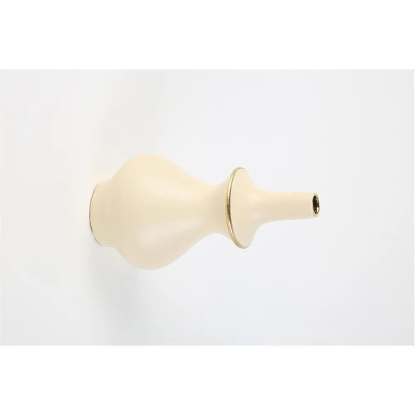 Vitale Krem Seramik Tombul Vazo 11*11*22 cm AK.LA0070 ürün görseli 1