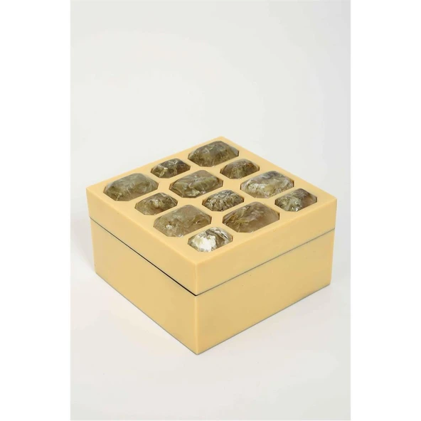 Vitale Joy Taşlı Kutu 13*13*8 cm AK.KV0129 ürün görseli 1