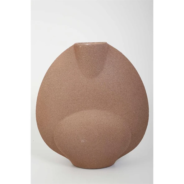 Vitale Seramik Bej Yumurta Vazo 37*17*41 cm AK.KD0057 ürün görseli 1