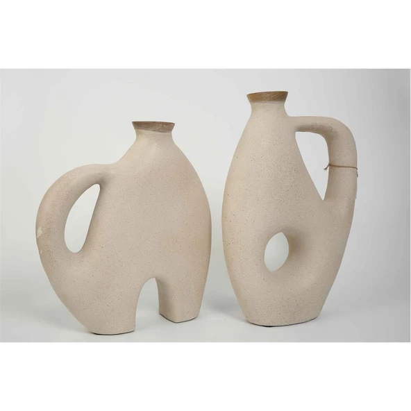 Vitale 2'li Seramik Vazo 33*9*38 cm AK.KT0015 ürün görseli 1