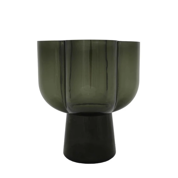 Vitale Bologna Gri Yonca Vazo 22*22*24.5 cm AK.KI0055 ürün görseli 1
