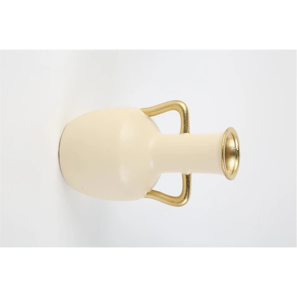 Vitale Krem Seramik Kulplu Küp 13*13*23 cm AK.LA0046 ürün görseli 1