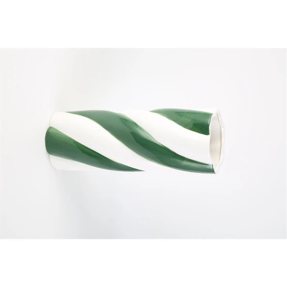 Vitale Light Seramik Halat Vazo 14*14*39 cm AK.LA0014 ürün görseli 1