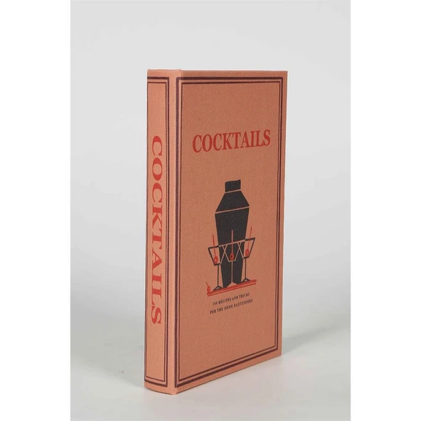 Vitale Cocktails Kitap Kutu 21*13*3 cm AK.JI0086 ürün görseli 1