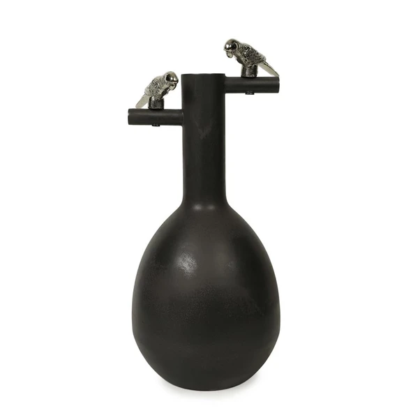 Vitale Metal İki Kuşlu Vazo 19*36 cm AK.JA0267 ürün görseli 1