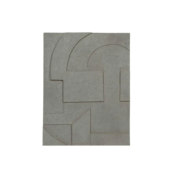 Vitale Polyester Gri Soyut Duvar Dekoru 45*4*60 cm AK.ID0193 ürün görseli 1