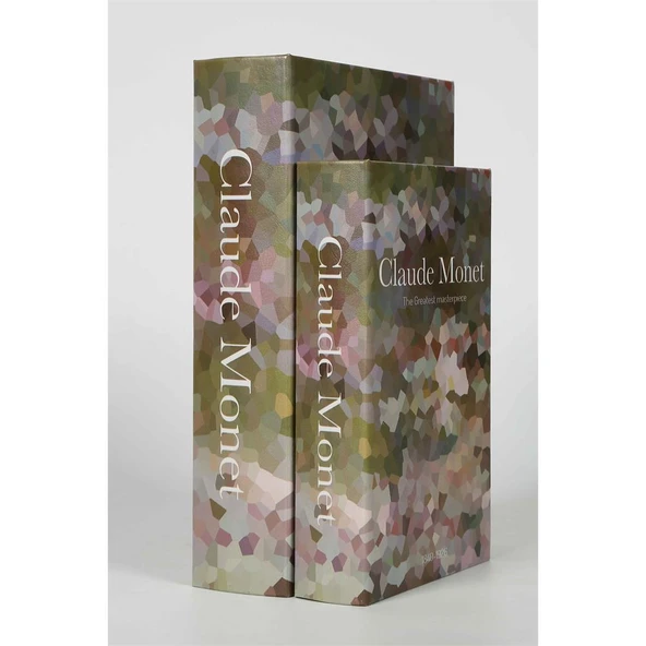 Vitale Claude Monet Kitap Kutu 30*21*7 cm AK.JI0061 ürün görseli 1