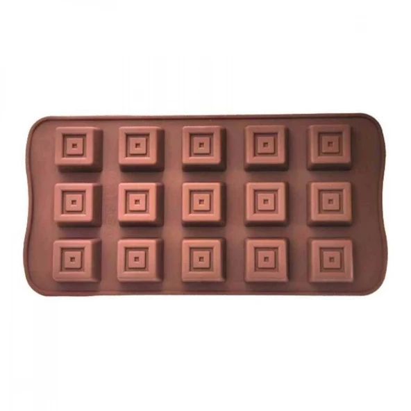 Çikolata Kalıbı - Silikon - Kare (KRS-20) ürün görseli 1
