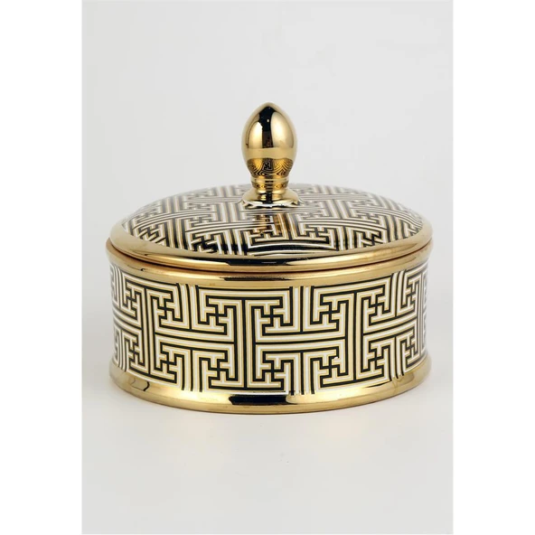 Vitale Seramik Modern Şekerlik 15*15*12 cm AK.KD0071 ürün görseli 1