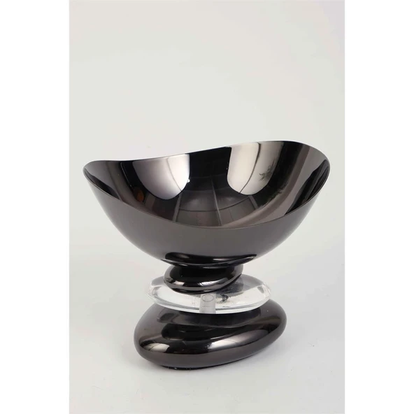 Vitale Volkan Siyah Çerez Kasesi 13*12*10 cm MTFK.0170 ürün görseli 1