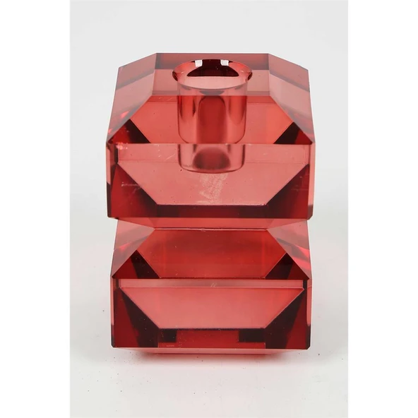 Vitale Bologna Kırmızı Mumluk 6*6*9.5 cm AK.KI0044 ürün görseli 1