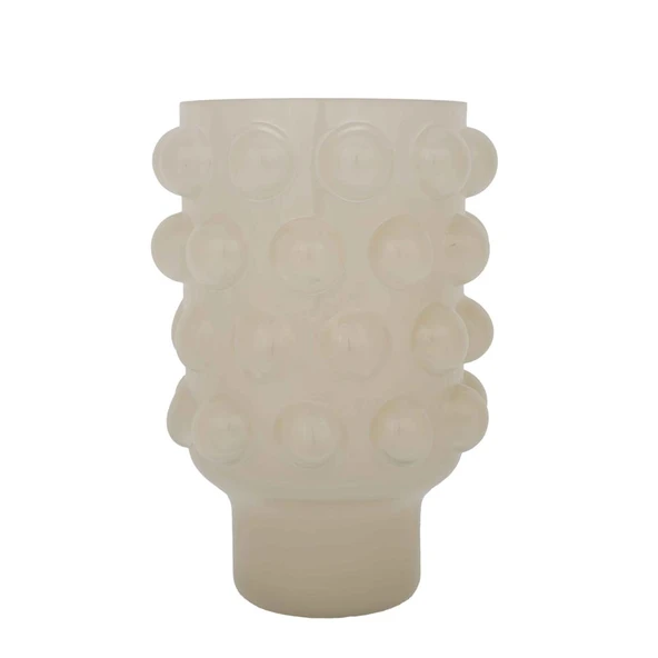 Vitale Bologna Krem Üzüm Vazo 16*16*23 cm AK.KI0072 ürün görseli 1