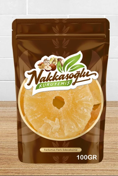 Nakkaşoğlu Kuruyemiş Ananas Kurusu 100Gr ürün görseli 1