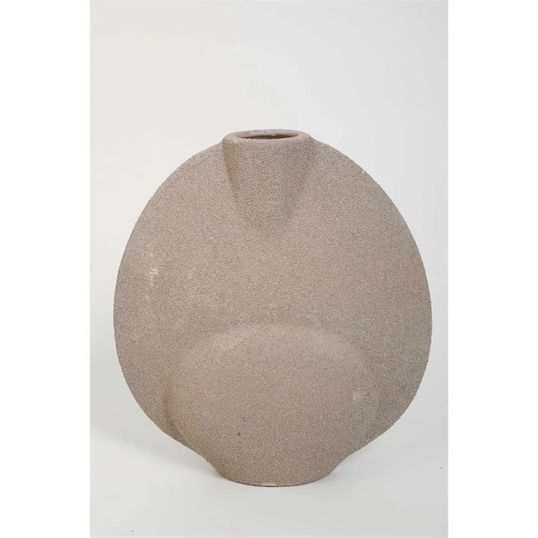 Vitale Seramik Gri Yumurta Vazo 24*10*26 cm AK.KD0055 ürün görseli 1
