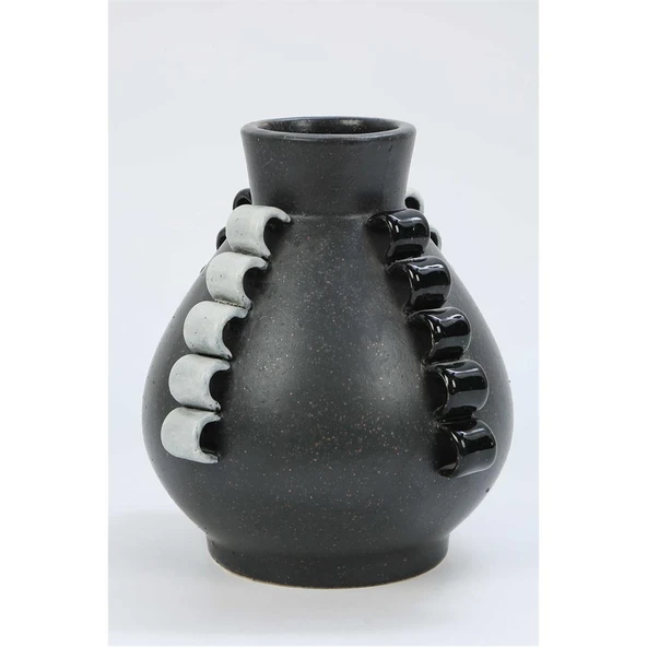 Vitale Seramik Yüzüklü Vazo 19*19*22 cm AK.KD0049 ürün görseli 1