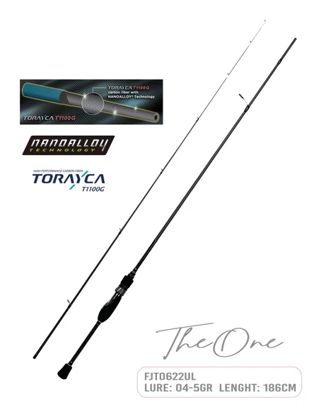 FUJİN THEONE 186CM 04-5GR LRF KAMIŞI 622UL ürün görseli 1