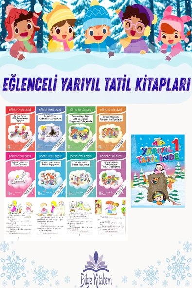 1.Sınıf Ata Yarıyıl Tatilinde + Eğitici Öyküler Seti ürün görseli 1