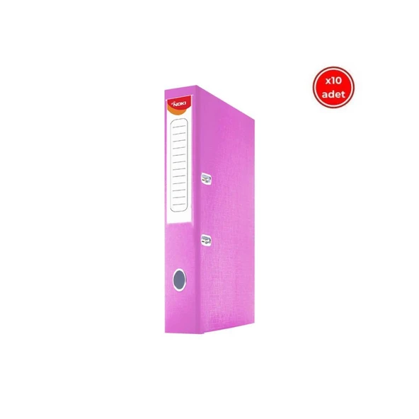 Noki Klasör Dar Pembe 10 Adet ürün görseli 1