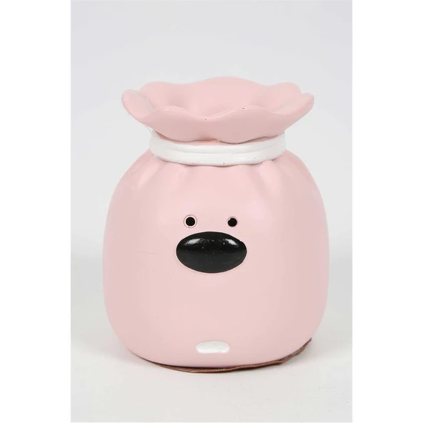 Vitale Polyester Pembe Çuval Kalemlik 9x9x10 cm AK.KZ0031 ürün görseli 1