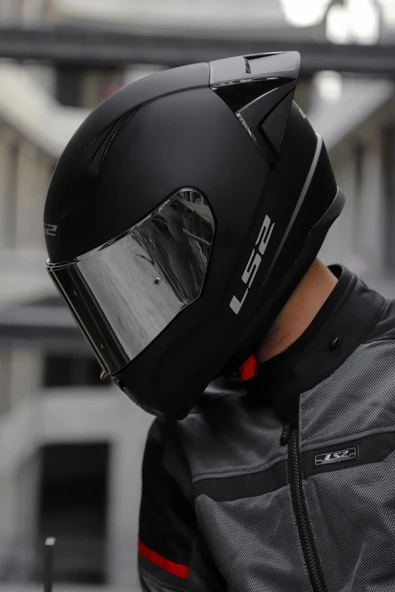 RAPID 2 RACE MAT SİYAH KASK ŞEFFAF+RENKLİ CAMLI+SPOILER ürün görseli 1