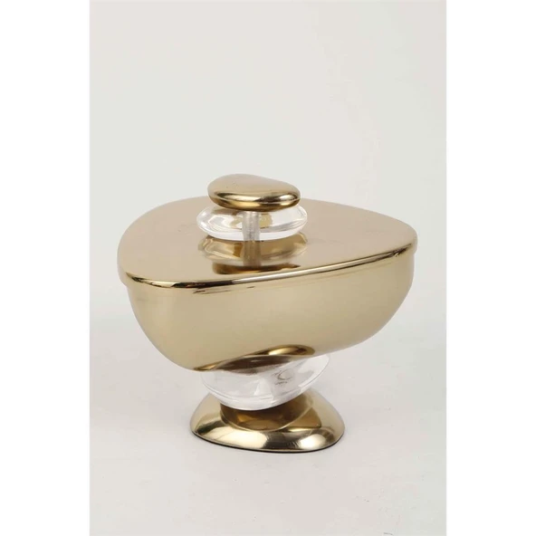 Vitale Volkan Gold Şekerlik 10*10*12 cm MTFK.0197 ürün görseli 1