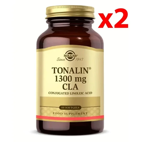 Solgar Tonalin CLA 60 Yumuşak Kapsül 2 adet ürün görseli 1