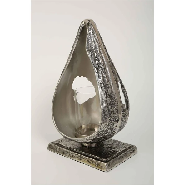 Vitale Sea Silver Kaya Mumluk 20*25*43 cm AK.KV0354 ürün görseli 1