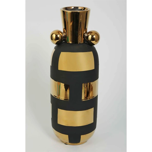 Vitale Seramik Gold Vazo 13.5*13.5*38.5 cm AK.KD0081 ürün görseli 1