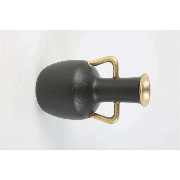 Vitale Siyah Seramik Kulplu Küp 13*13*23 cm AK.LA0045 ürün görseli 1