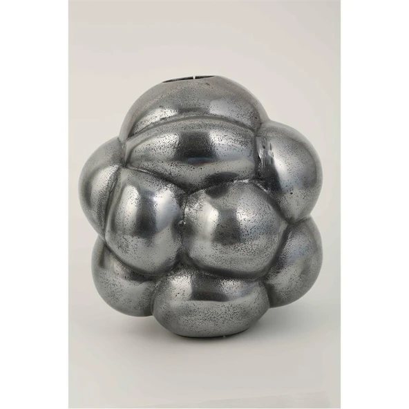 Vitale Silver Baloncuk Vazo 28*28*29 cm AK.KV0410 ürün görseli 1