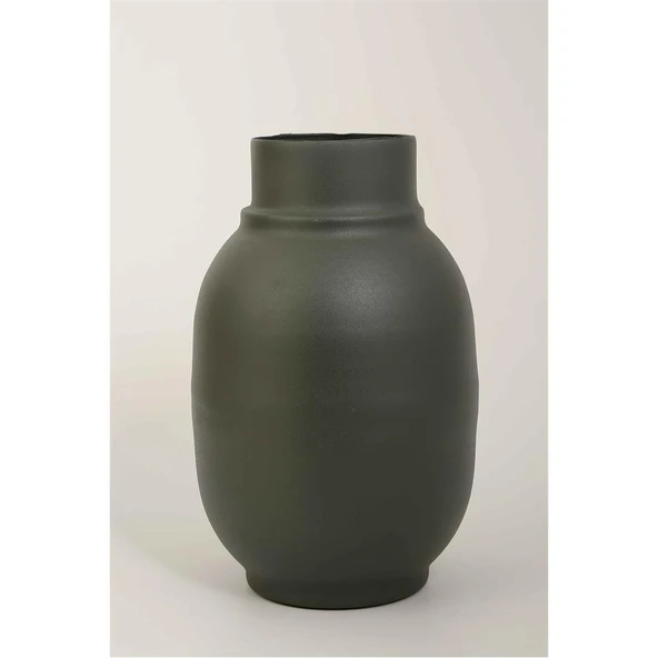 Vitale Speed Gri Oval Vazo 20*20*32 cm AK.KV0386 ürün görseli 1