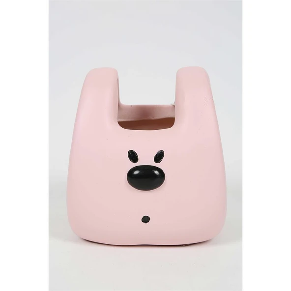 Vitale Polyester Pembe Çanta Kalemlik 10x9x11 cm AK.KZ0029 ürün görseli 1