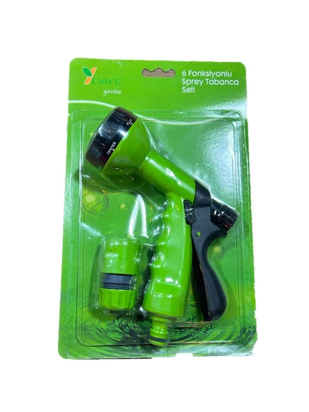 Daye 2423 6 Fonksiyonlu Sprey Sulama Tabanca Seti ürün görseli 1
