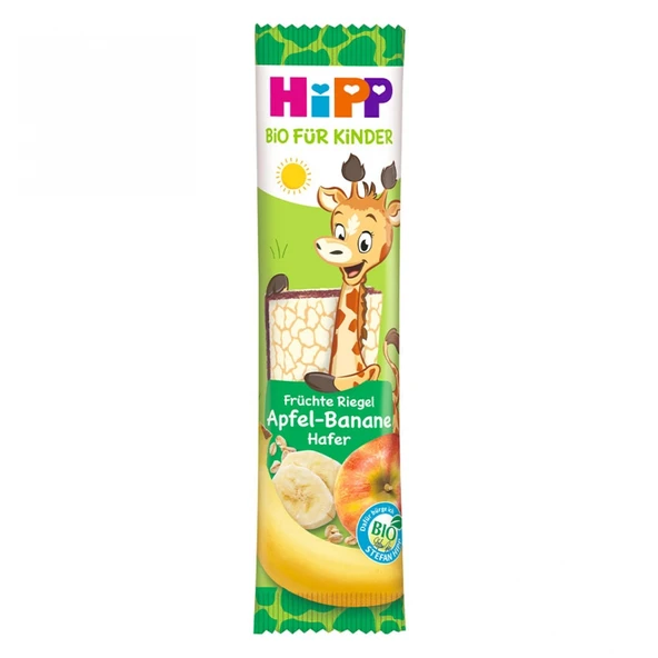 Hipp Organik Yulaﬂı Elmalı Muzlu Meyve Barı 23 Gr ürün görseli 1