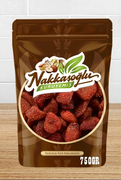 Nakkaşoğlu Kuruyemiş Çilek Kurusu 750Gr ürün görseli 1