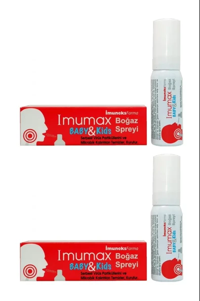 Imumax 3 Yaş Ve Üstü Boğaz Spreyi - 20 ml 2 Adet ürün görseli 1