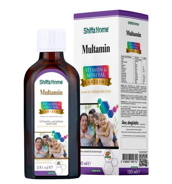 Aksu Vital Multivitamin Şurup 100 Ml ürün görseli 1
