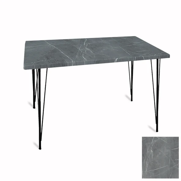 Premıum Mutfak Masası 70x120 ESB (Werzalit, Wermodin ve Allzalit Tabla) - Light Emperado ürün görseli 1
