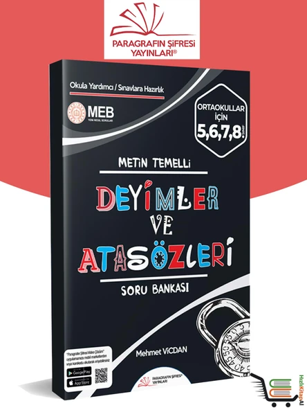 Paragrafın Şifresi Deyimler ve Atasözleri Soru Bankası (Ortaokullar için) ürün görseli 1