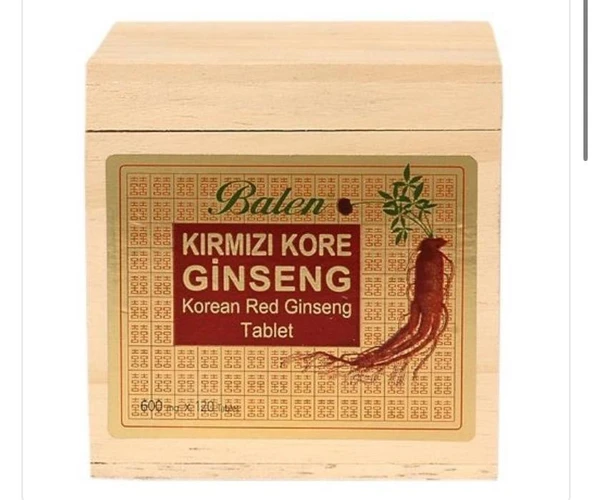 Balen Kırmızı Kore Gınsengi 600 Mg 120 Tablet ürün görseli 1