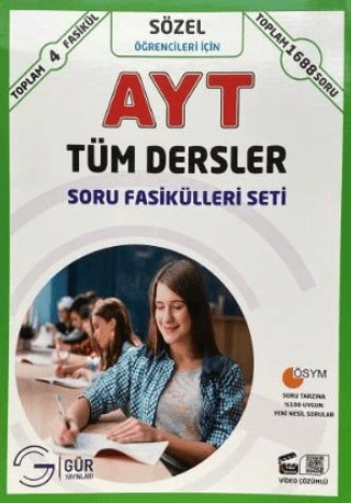 AYT Sözel Tüm Dersler Soru Fasikülleri Gür Yayınları ürün görseli 1